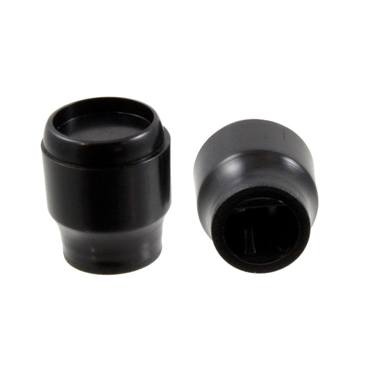 Allparts Vintage Style Rounded Switch Tips for Telecaster Black (2 pcs)