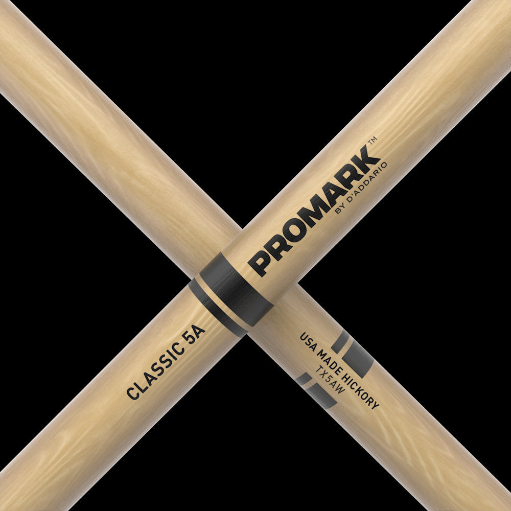 ProMark 5A Hickory Drumsticks Wood Tip