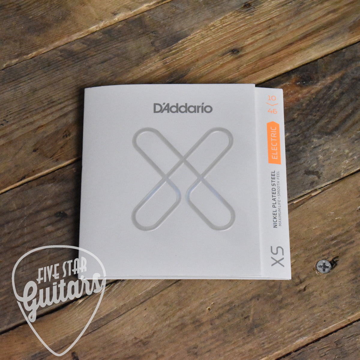D'Addario XS XSE1046 Nickel Coated Electric Guitar Strings Regular Light 10-46