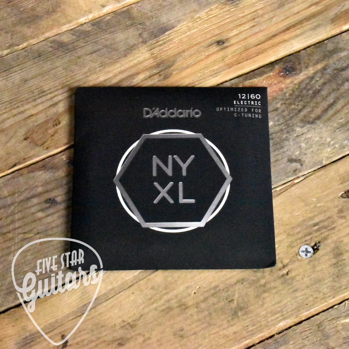 D'Addario NYXL1260 Hybrid C-Tuning Optimized Electric Guitar Strings 12-60