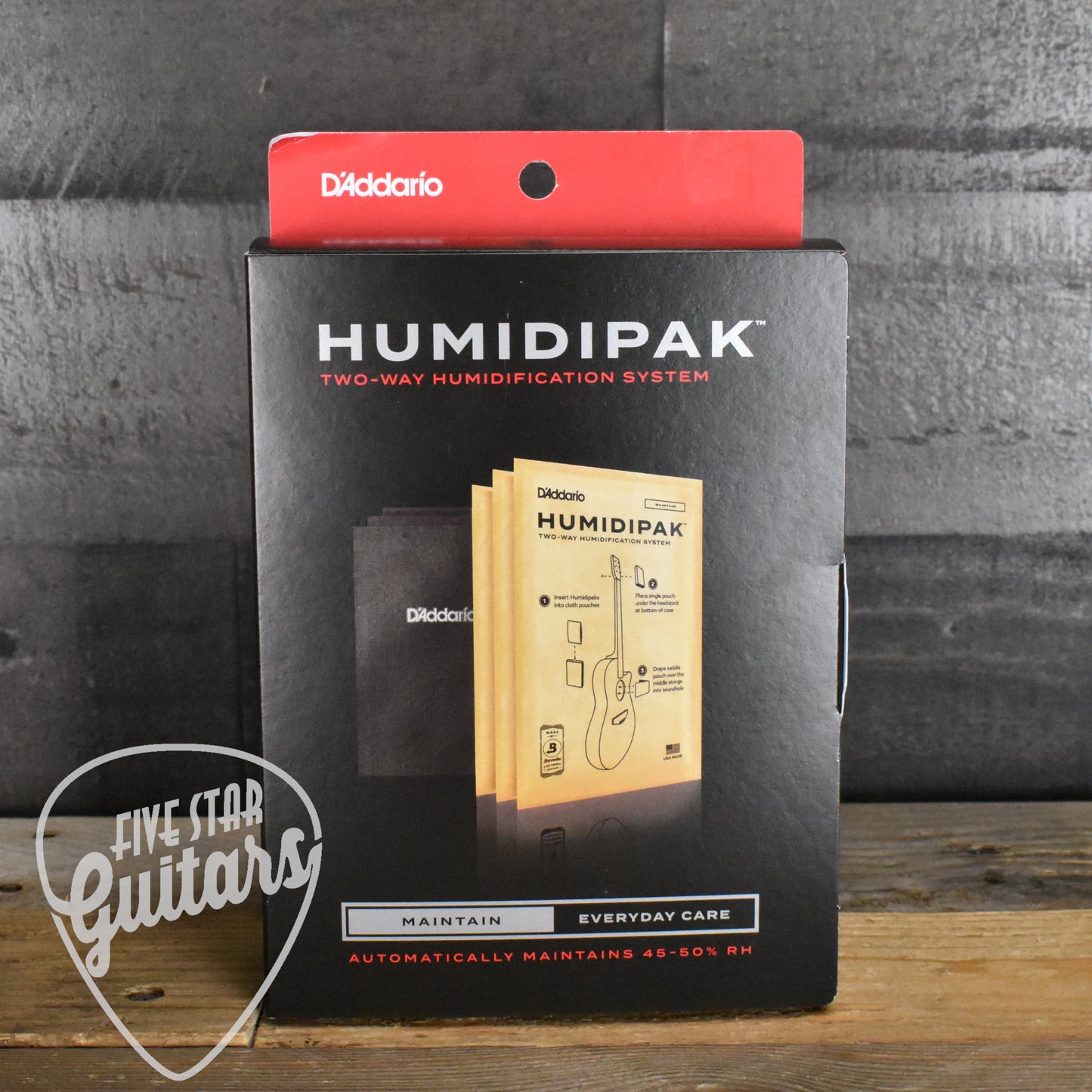 D'Addario Humidipak Maintain Humidity Control System