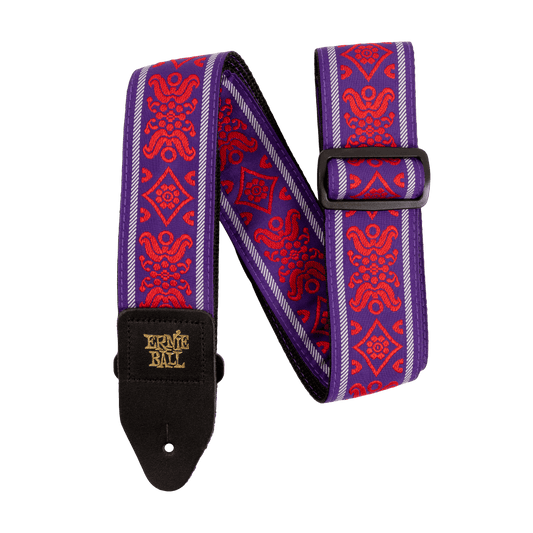 Ernie Ball P05330 Royal Flush Red Jacquard Strap