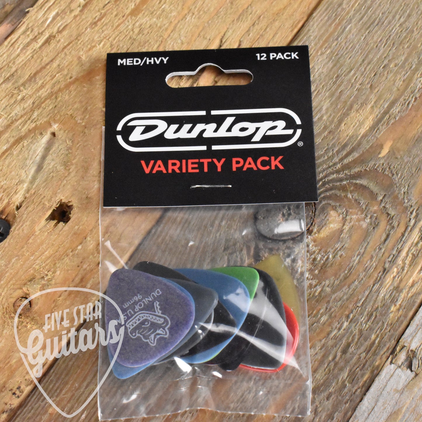 Dunlop Medium/Heavy Guitar Pick Variety Pack - 12 Pack - PVP102