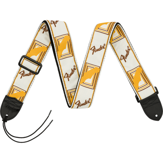 Fender White/Brown/Yellow Mono Strap