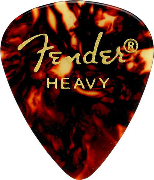 Fender Classic Celluloid Picks - Heavy Shell 12-Pack