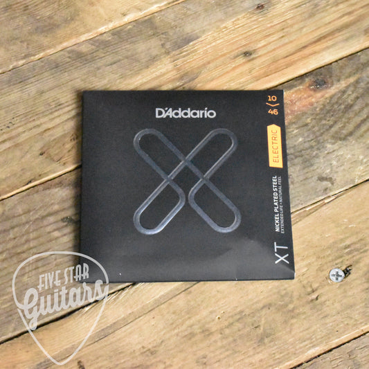 D'Addario XT XTE1046 Nickel Electric Guitar Strings Regular Light 10-46