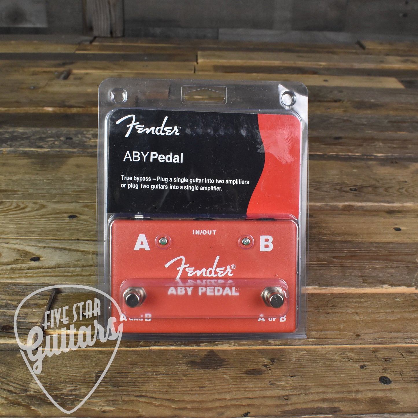 Fender 2-Switch ABY Pedal - Red