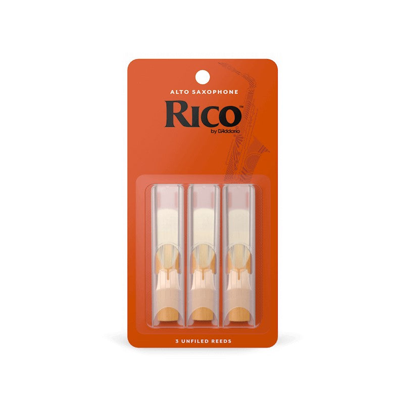 Rico Alto Saxophone Reeds # 3 - 3 Pack