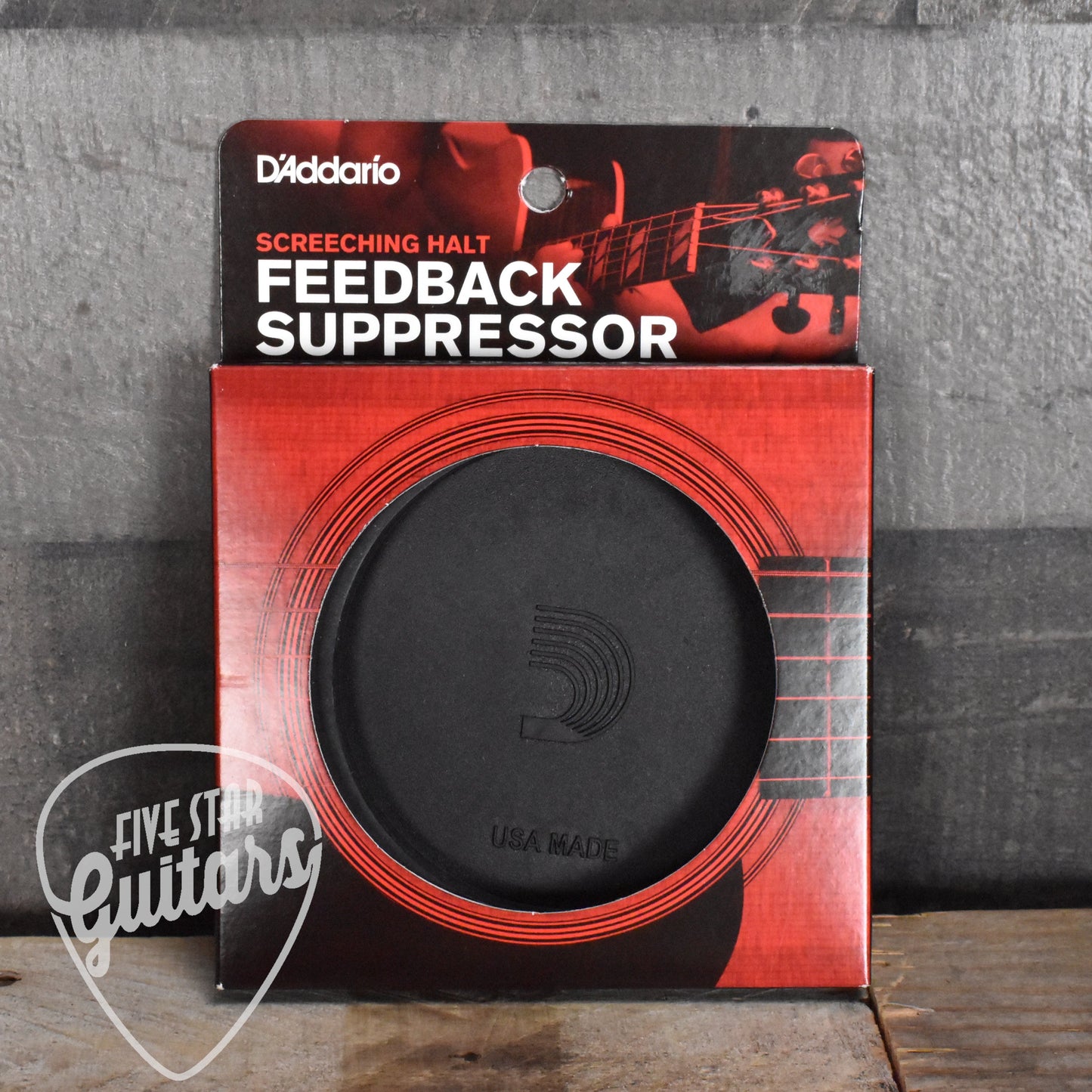 D'Addario Screeching Halt Soundhole Cover/Feedback Stopper