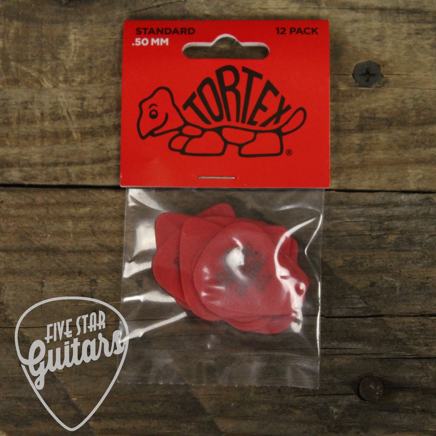 Dunlop Tortex Standard .50mm Guitar Picks - 12 Pack - 418P050