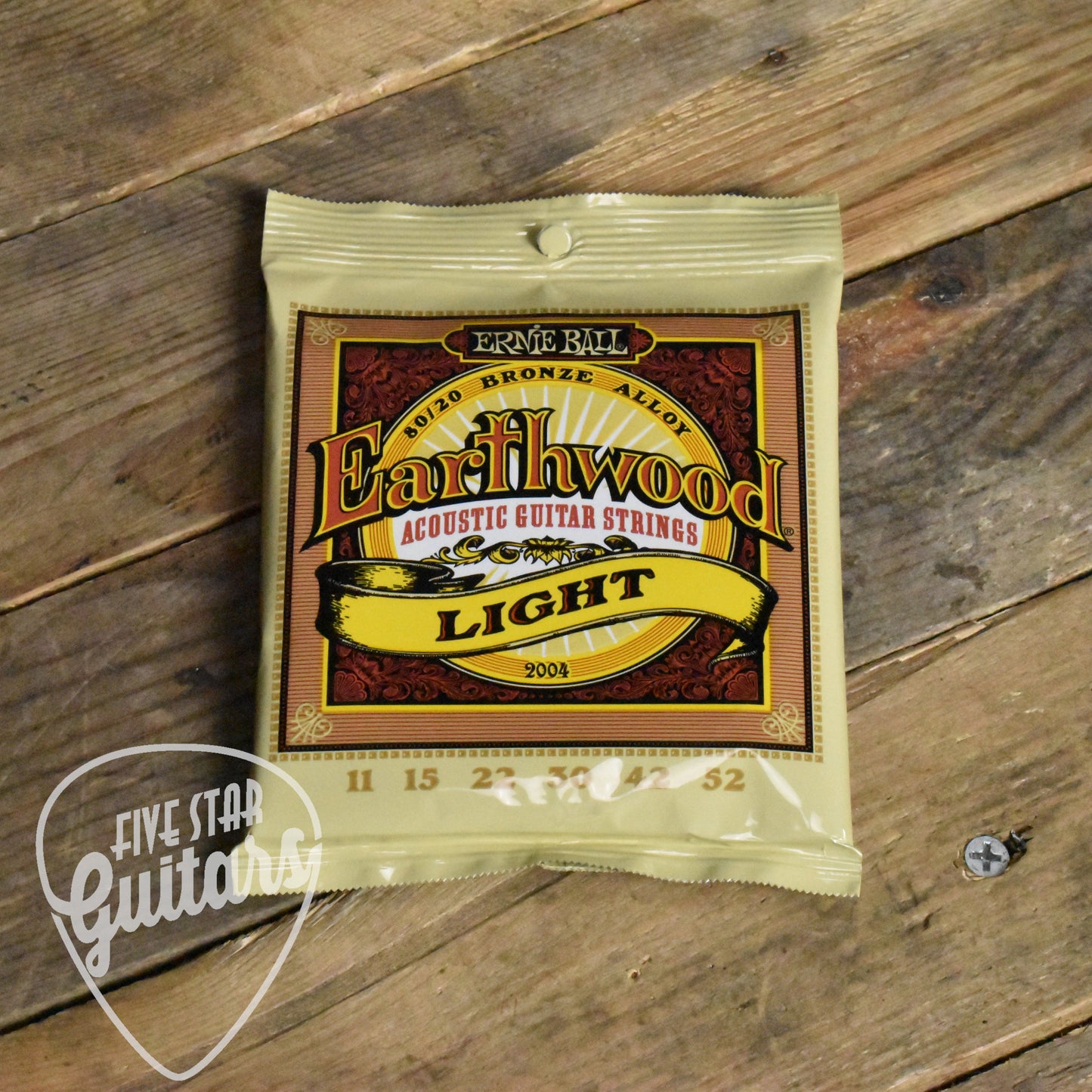 Ernie Ball P02004 2004 80/20 Bronze Light Acoustic Strings 11-52