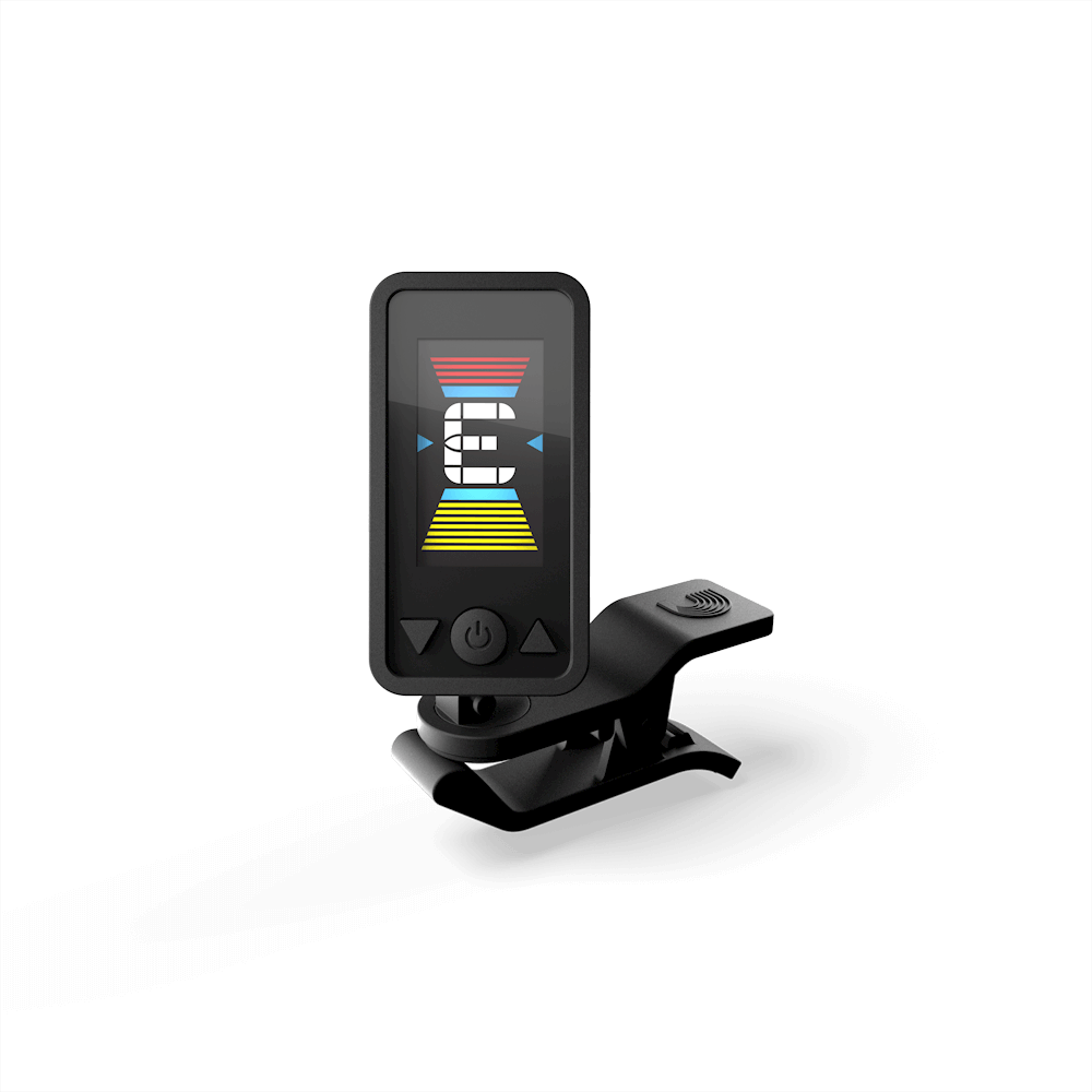 D'Addario Eclipse Clip On Chromatic Headstock Tuner - Black