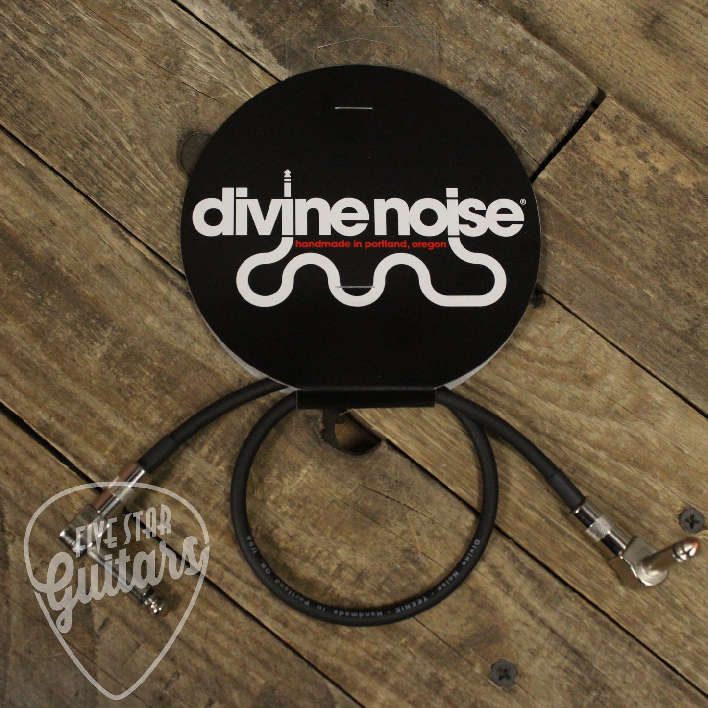Divine Noise Teenie VLP-Offset 1.5ft Patch Cable - Black