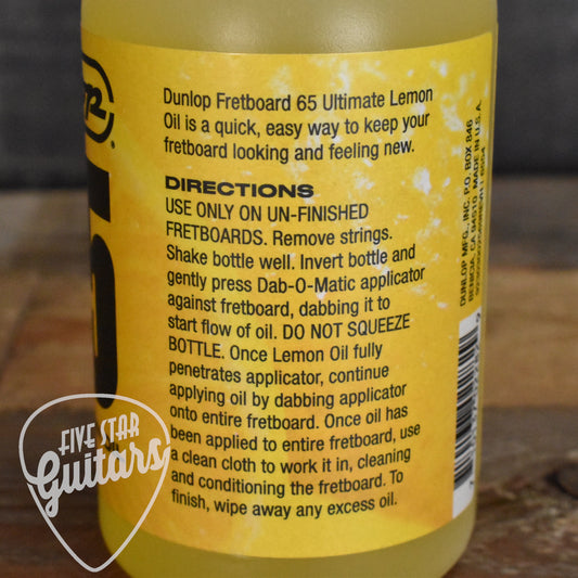 Dunlop Formula 65 Ultimate Lemon Oil 4 oz