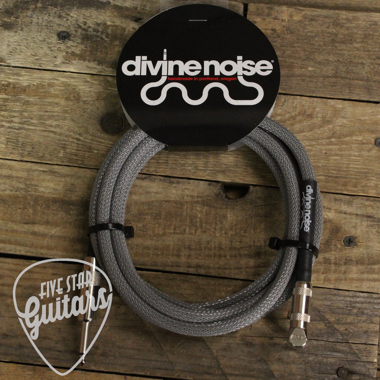 Divine Noise 10ft Tech Flex Cable - Straight to Right Angle - Shimmer