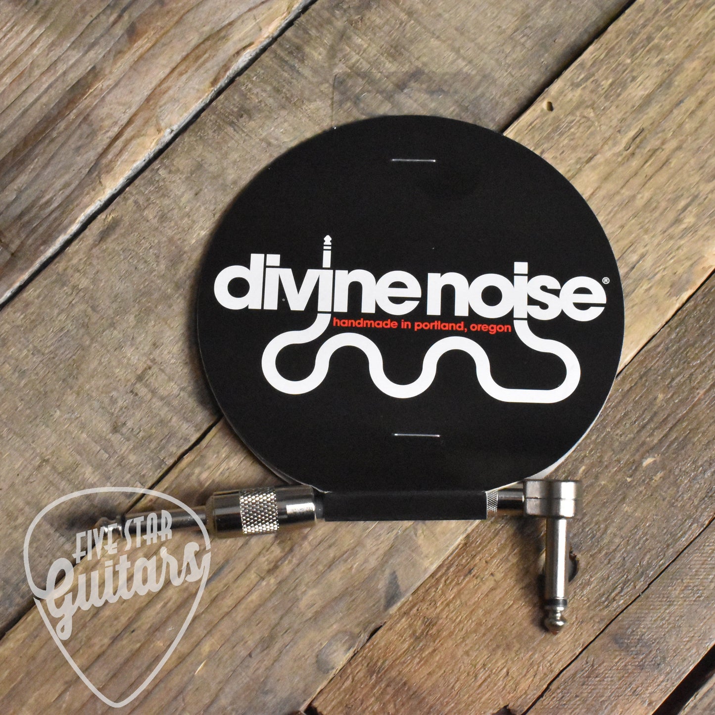 Divine Noise Teenie 3 Inch SS-VLP Patch Cable - Black