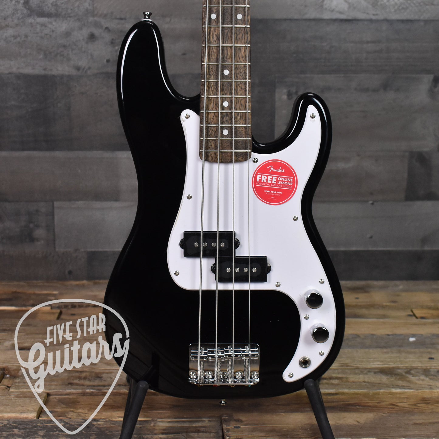 Squier Mini P Bass Laurel Fingerboard - Black