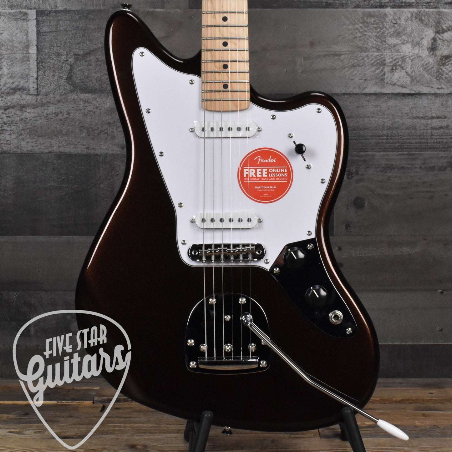 Squier Affinity Series Jaguar Maple Fingerboard - Mystic Metallic Brown