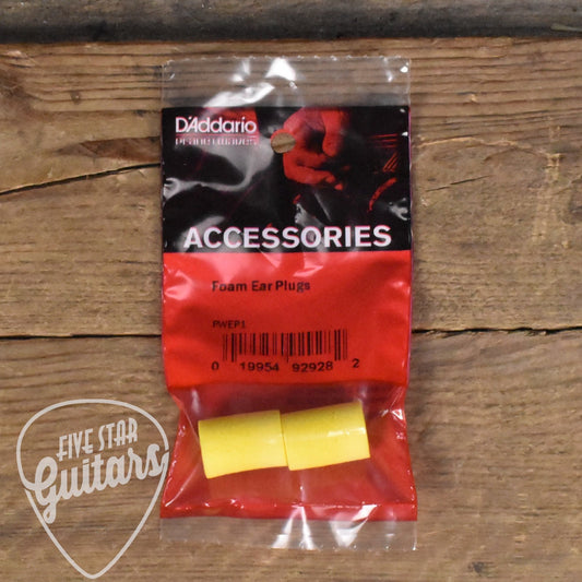 D'Addario Custom Fit Disposable Foam Earplugs