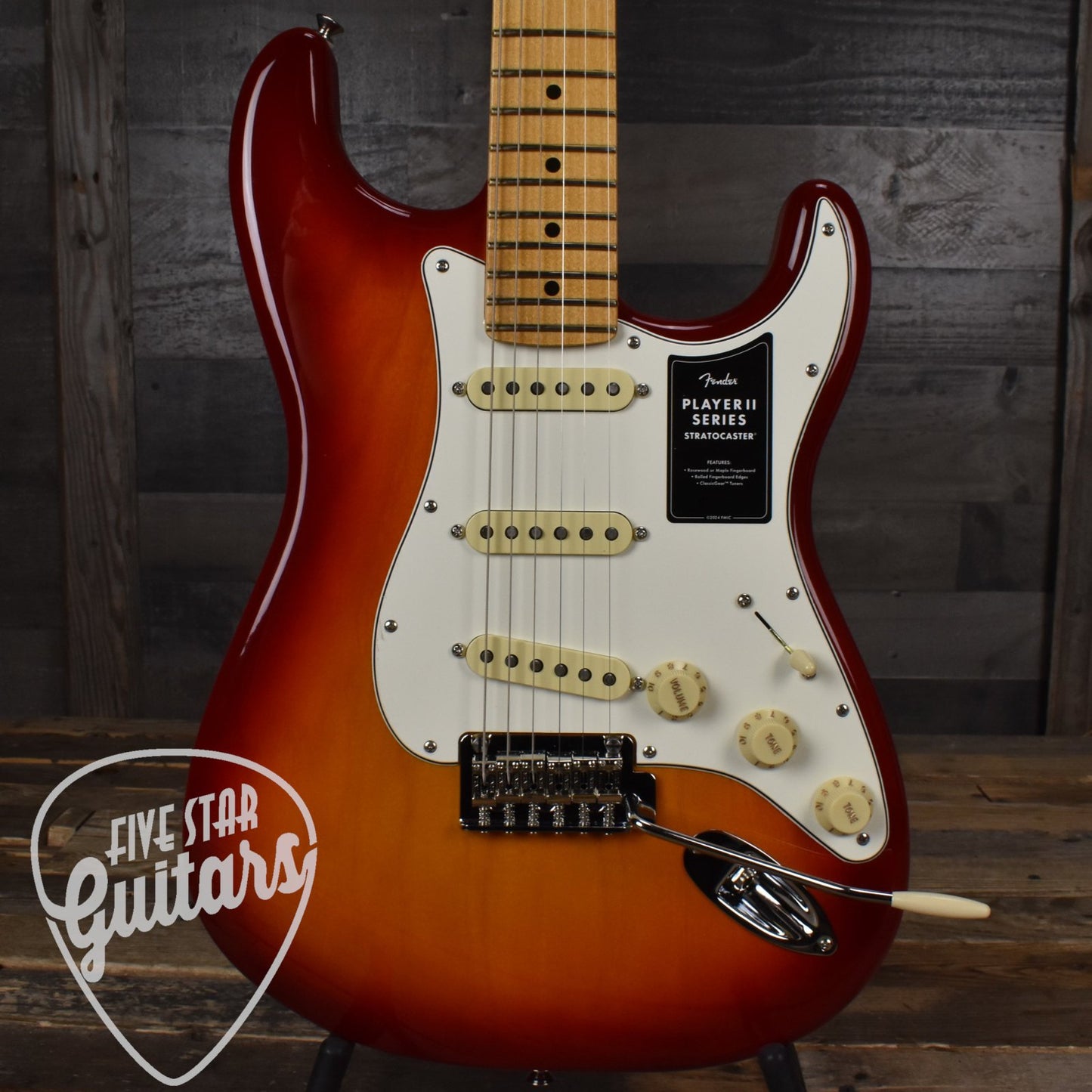 Fender Player II Stratocaster Chambered Ash Body - Aged Cherry Burst