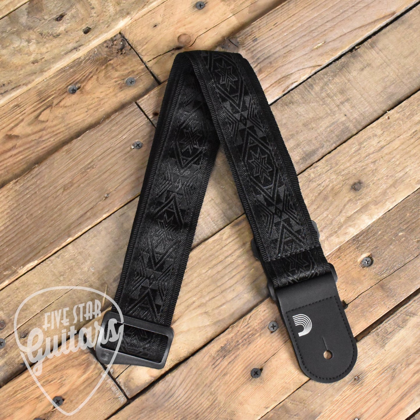 D'Addario Black Satin 2" Guitar Strap