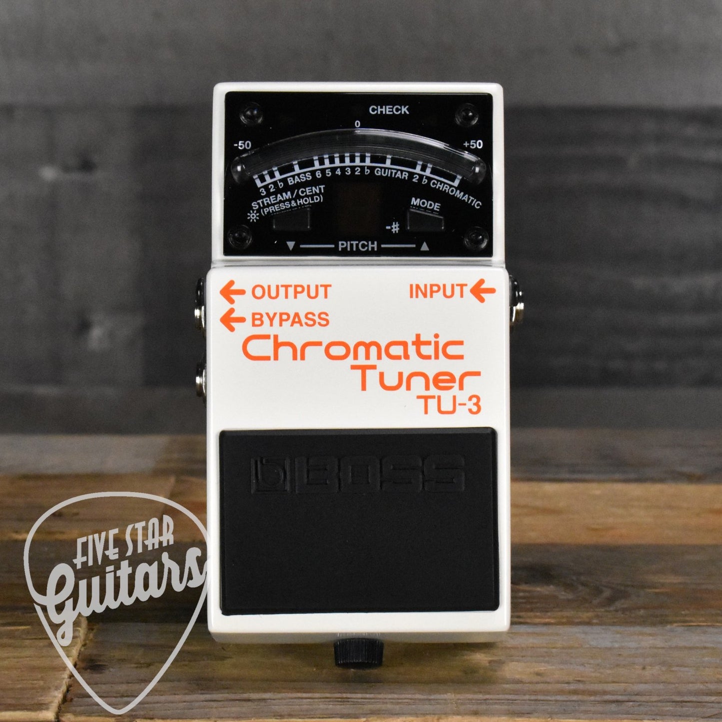 BOSS TU-3 Chromatic Tuner Pedal with Bypass