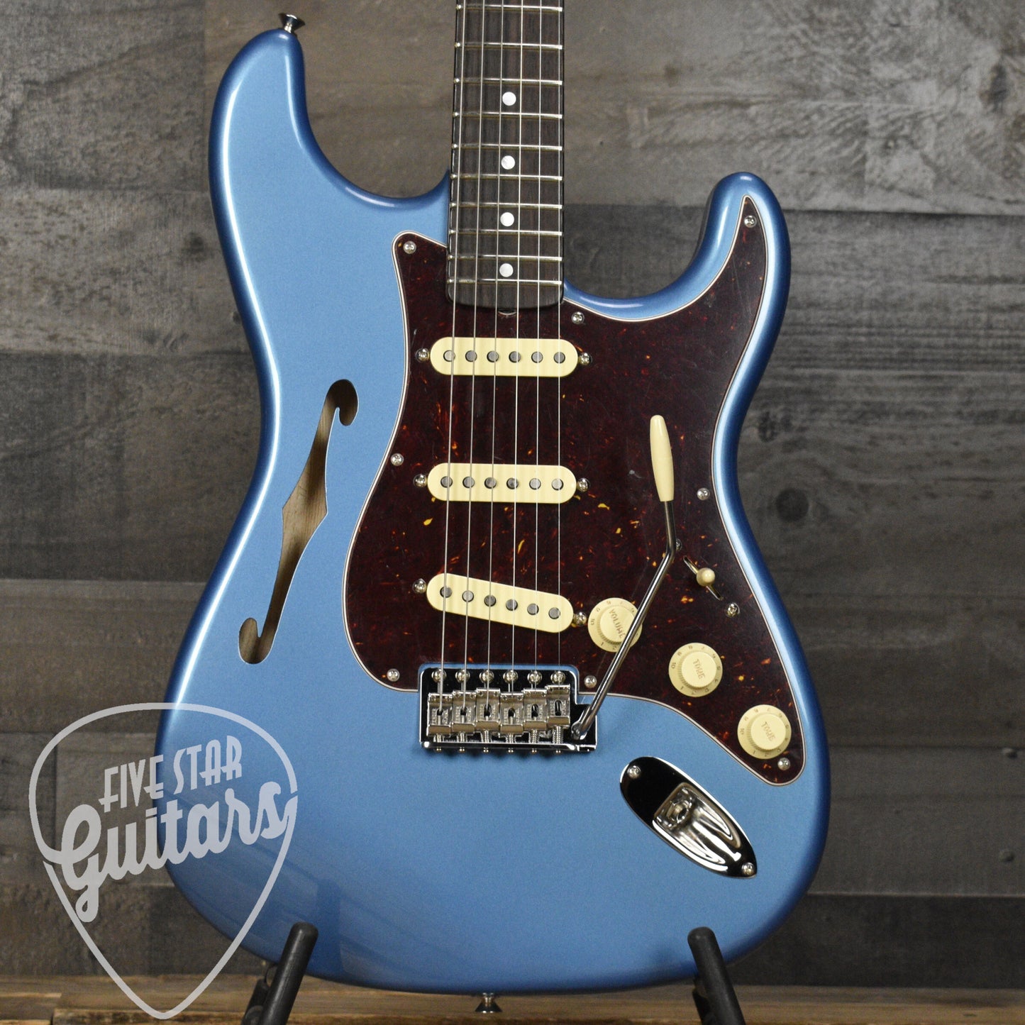 Factory B-Stock Fender Custom Shop AM Custom Stratocaster RW NOS Aged Lake Placid Blue
