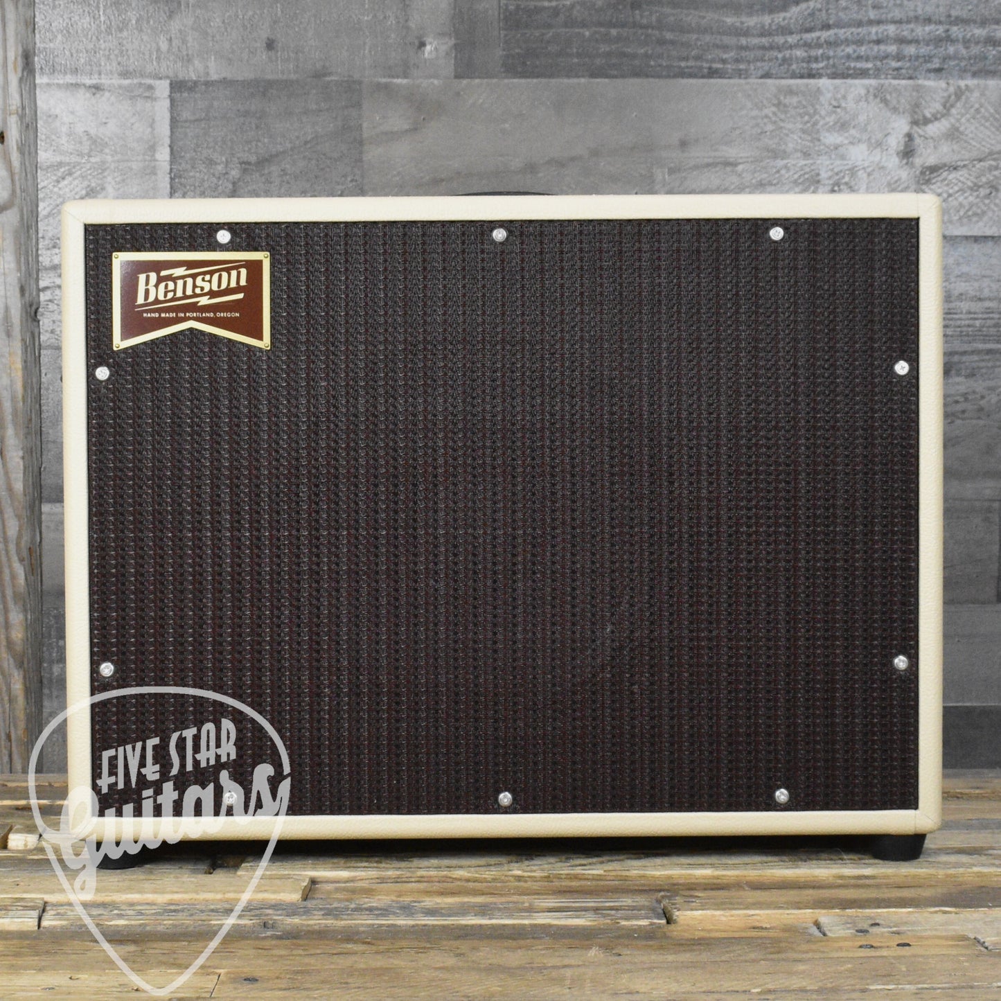 Benson Amps Monarch Reverb Plus 1 x 12-inch Tube Combo Amplifier - Blonde Tolex/Oxblood Grille