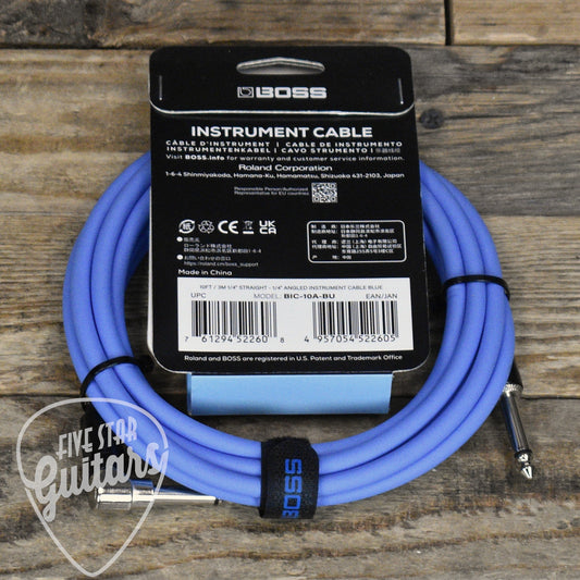 Boss BIC-10A-BU instrument Cable - Blue