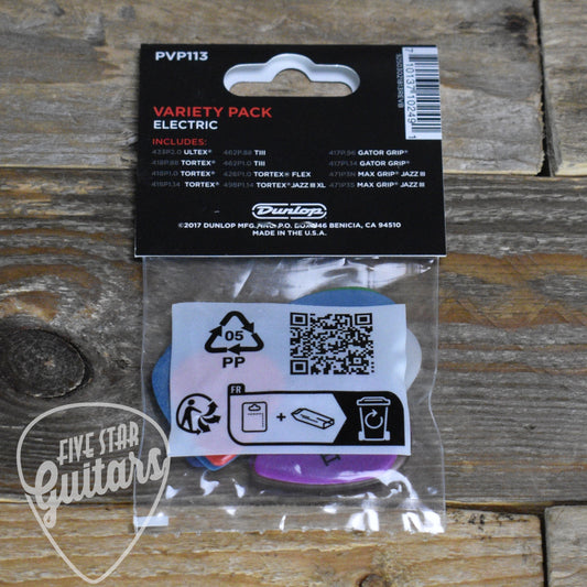 Dunlop Electric Pick Variety Pack - 12-Pack
