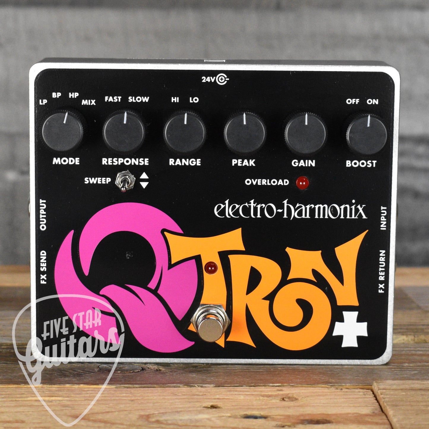 Electro-Harmonix Q-Tron Plus Envelope Filter with Effects Loop