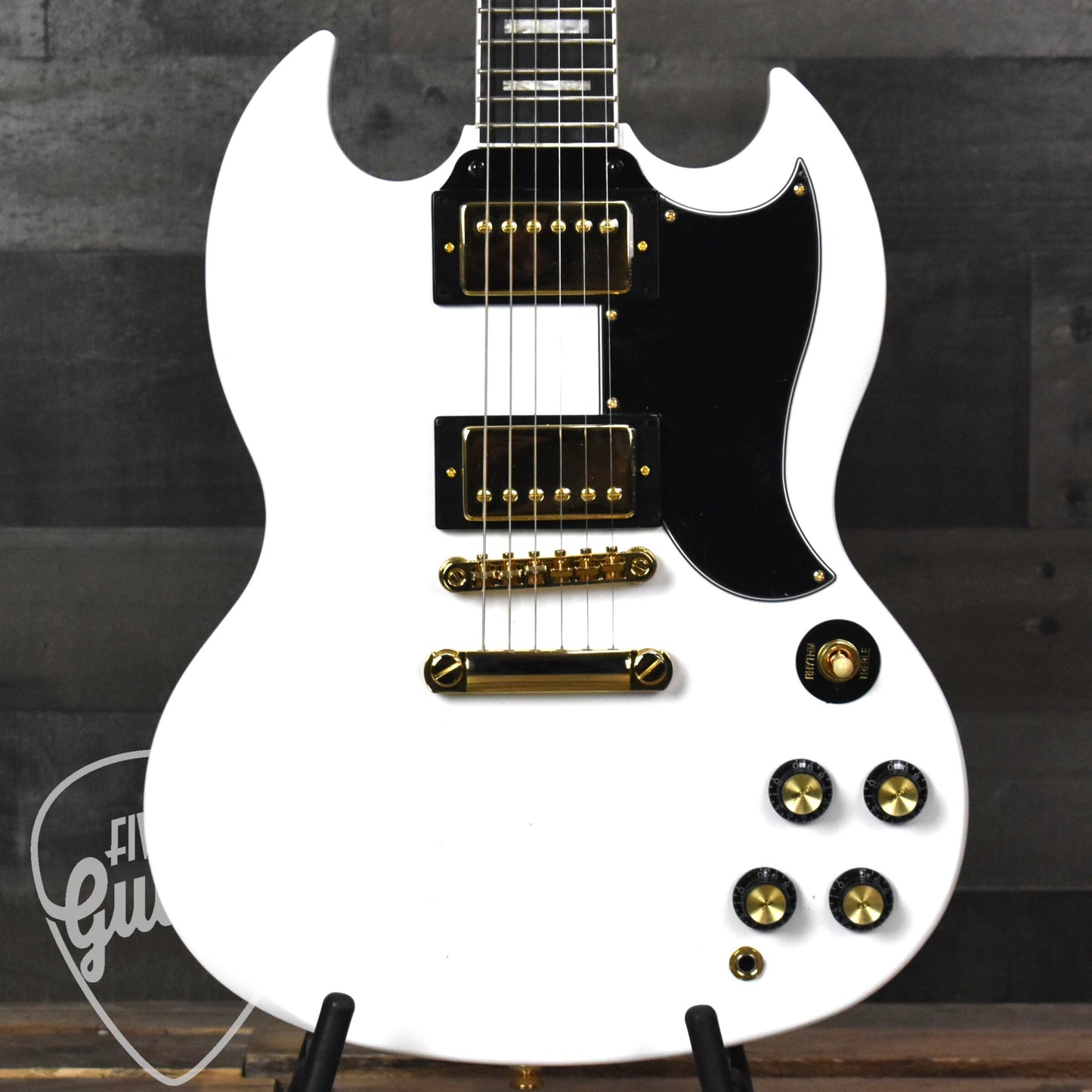 Epiphone SG Custom Inspired by Gibson Collection - Alpine White with Premium Gig Bag