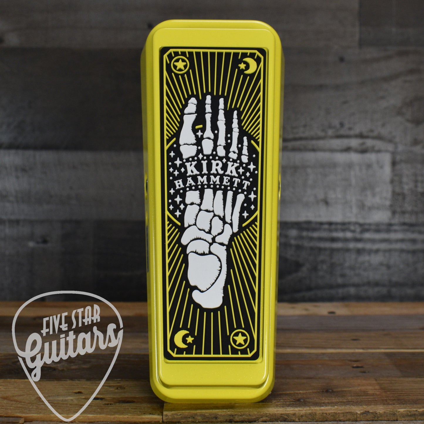 Dunlop Kirk Hammett Yellow Sparkle Wah