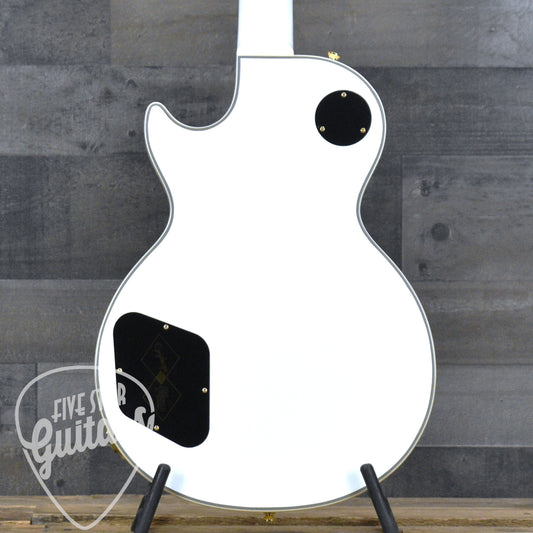 Epiphone Inspired by Gibson Custom Les Paul Custom - Alpine White with Hard Shell Case