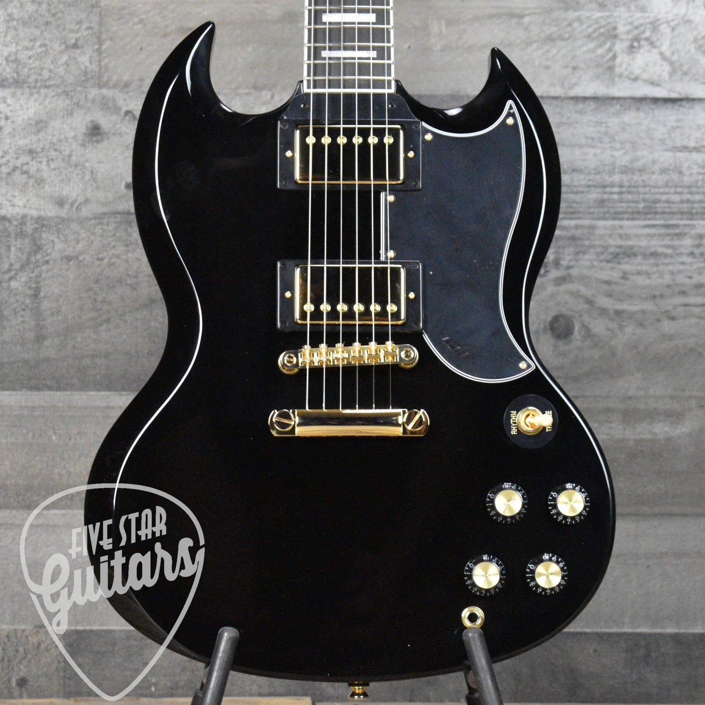 Epiphone SG Custom - Ebony with Premium Gig Bag