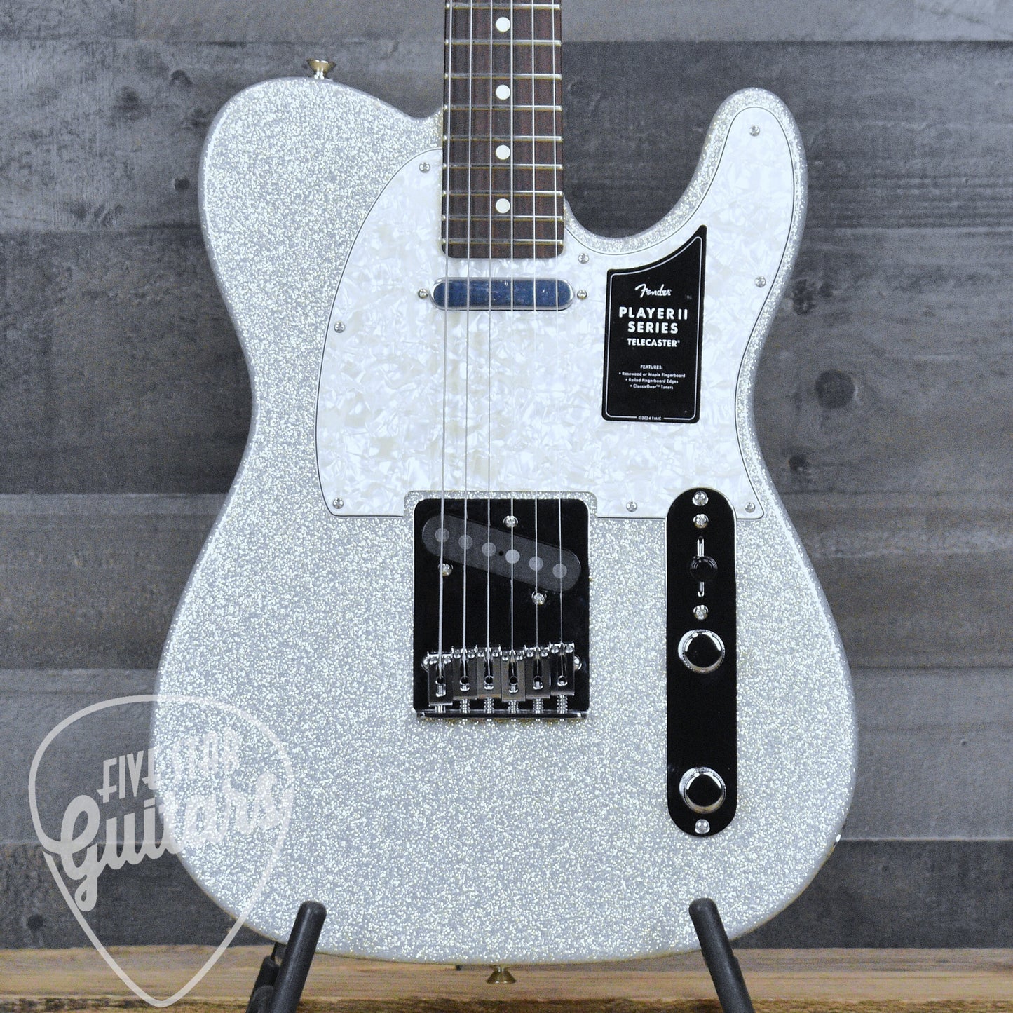 Fender 75th Anniversary Player II Telecaster - Diamond Dust Sparkle with Gig Bag