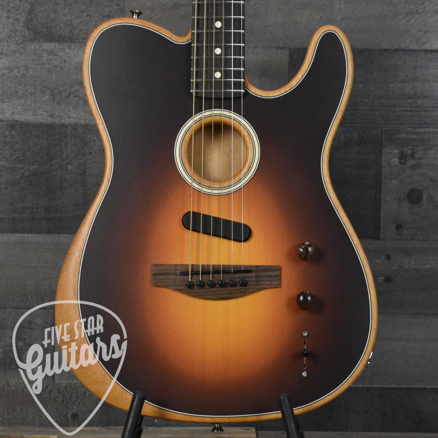 Fender Acoustasonic Player Telecaster - Shadow Burst with Gig Bag