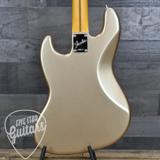 Fender American Professional Classic Jazz Bass - Faded Firemist Gold with Gigbag