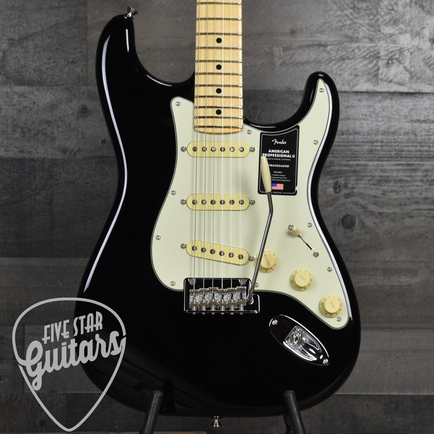 Fender American Professional II Stratocaster - Black with Hard Shell Case