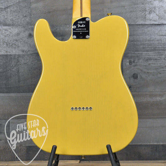 Fender American Professional II Telecaster Maple Fingerboard - Butterscotch Blonde with Deluxe Molded Case