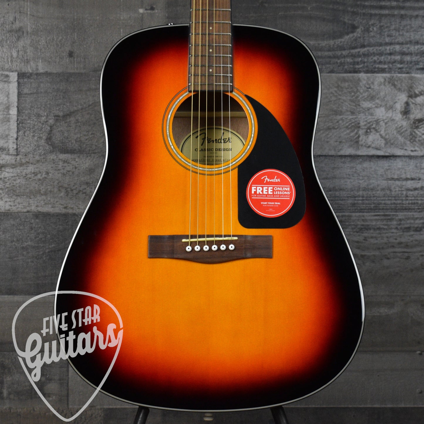 Fender CD-60 Dreadnought V3 - Sunburst with Hard Shell Case