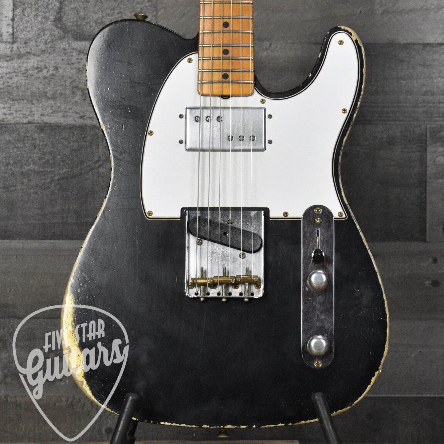 Fender Custom Shop Paul Waller Masterbuilt 1974/51 Nocaster Heavy Relic - Black over Blonde