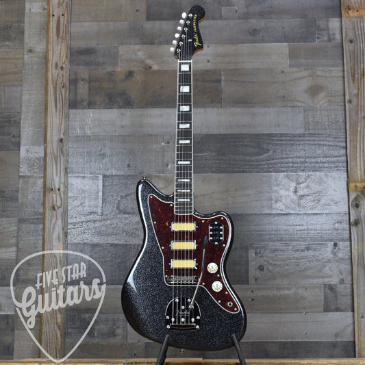 Fender Limited-Edition Gold Foil Jazzmaster - Black Sparkle with Gigbag