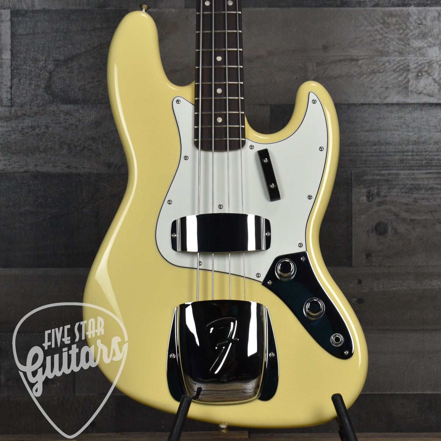 Fender Limited Edition Laura Lee Jazz Bass - Vintage White with Gig Bag