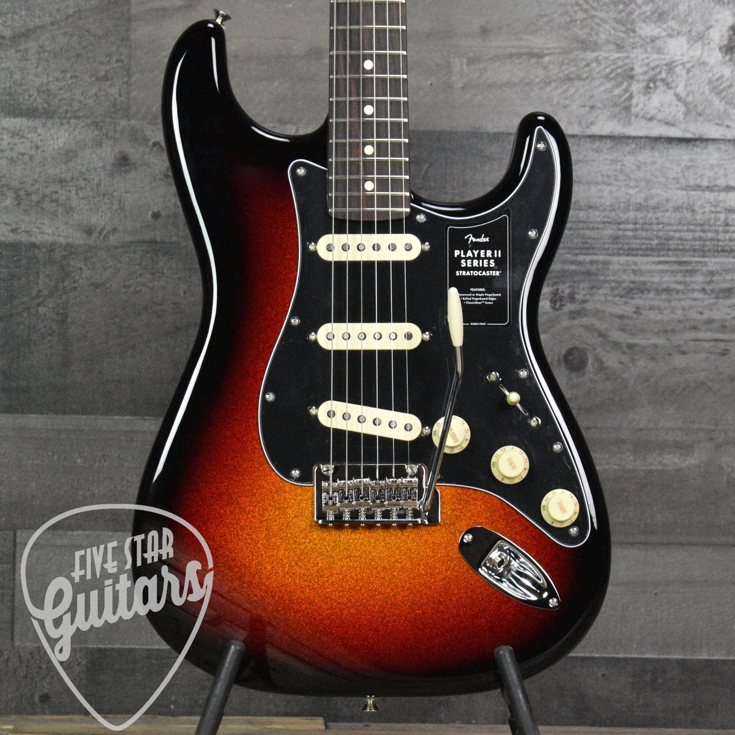 Fender Limited Edition Player II Stratocaster Rosewood Fingerboard - Sparkle 3-Color Sunburst