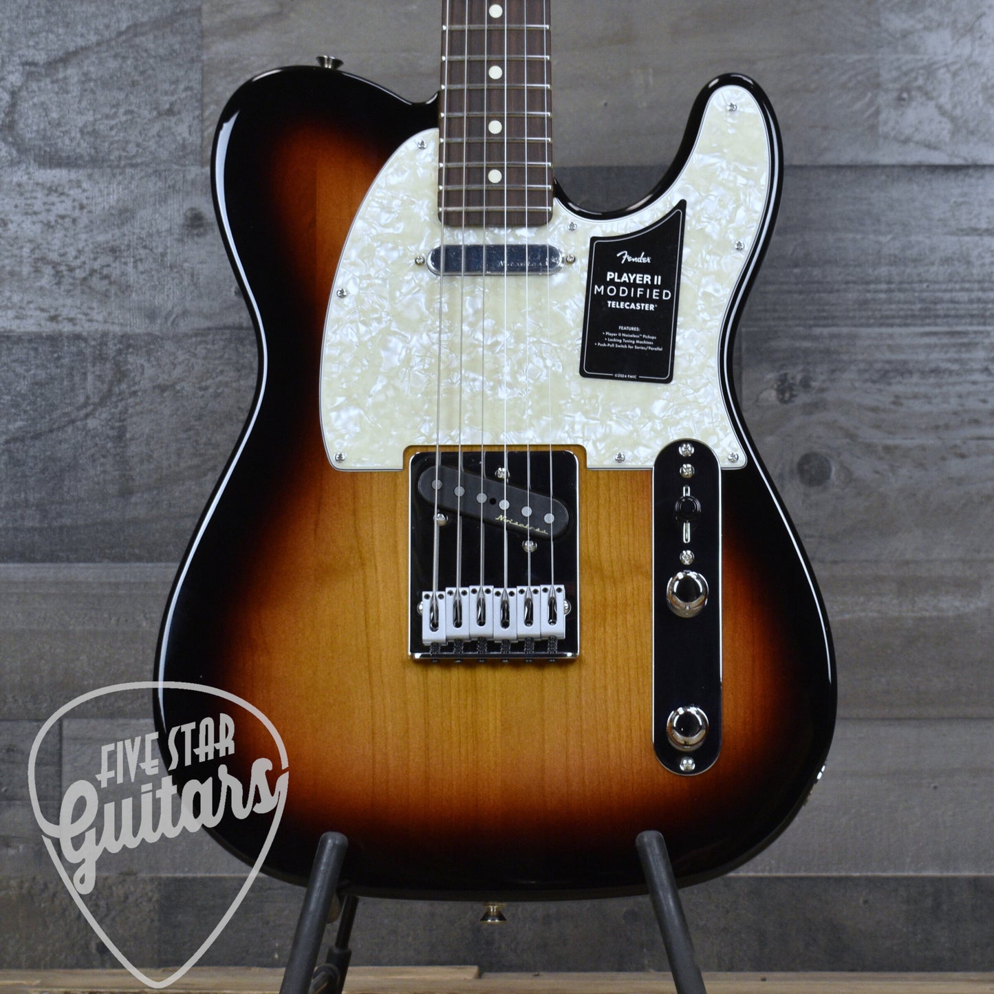 Fender Player II Modified Telecaster - 3 Tone Sunburst with Deluxe Gig Bag