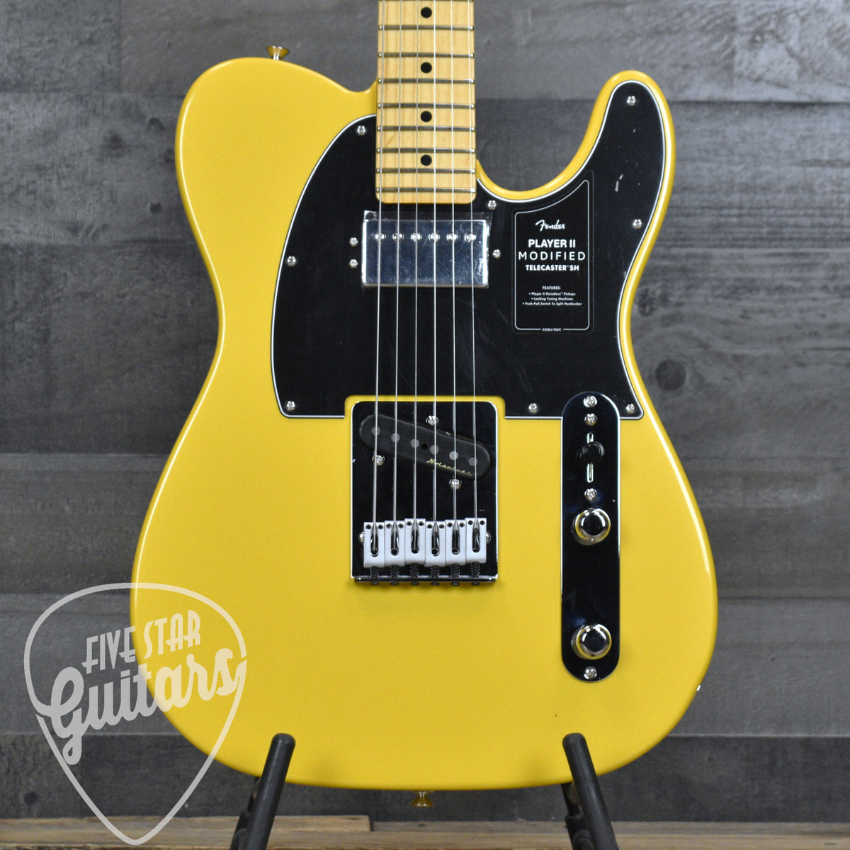 Fender Player II Modified Telecaster SH - Sunshine Yellow with Deluxe Gig Bag