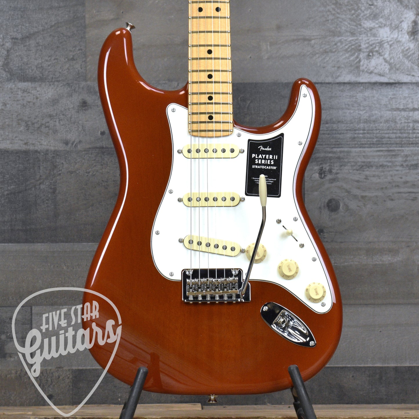 Fender Player II Stratocaster Maple Fingerboard - Transparent Mocha Burst