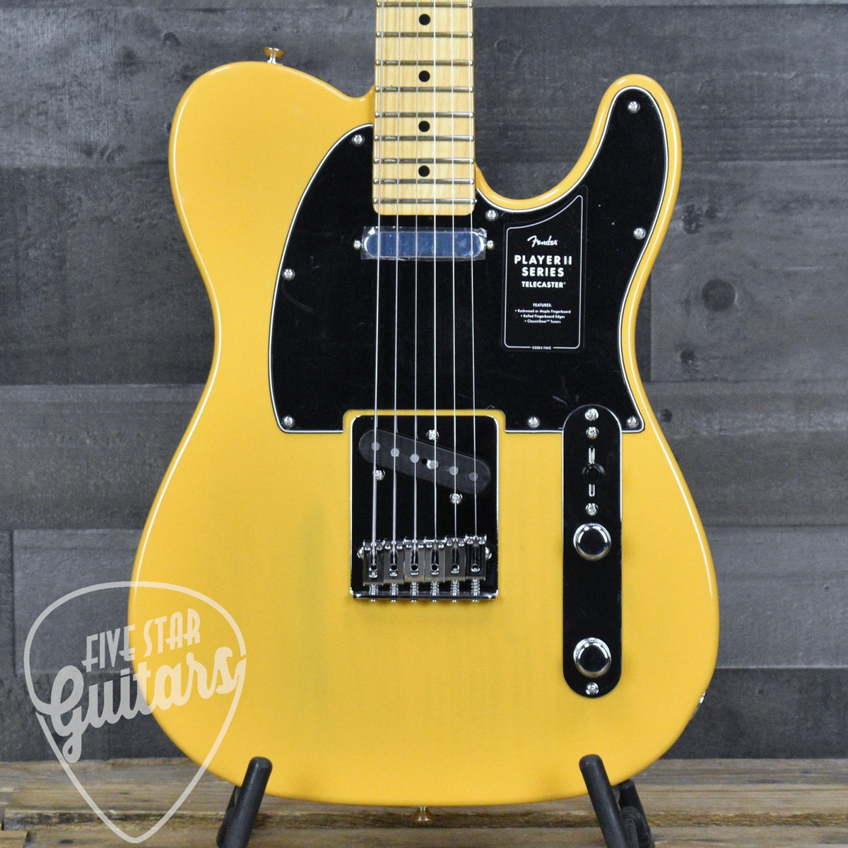 Fender Player II Telecaster Chambered Ash Maple Fingerboard - Butterscotch Blonde