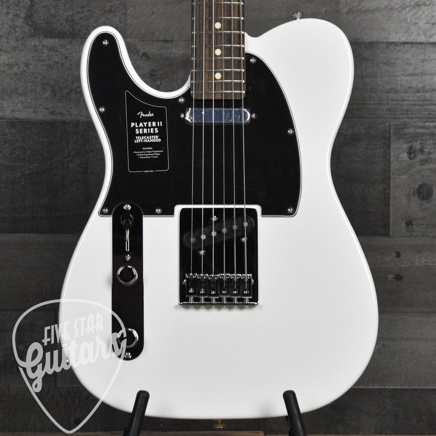 Fender Player II Telecaster Left-Handed Rosewood Fingerboard - Polar White